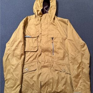 Burton Men's Gold Hooded Jacket
